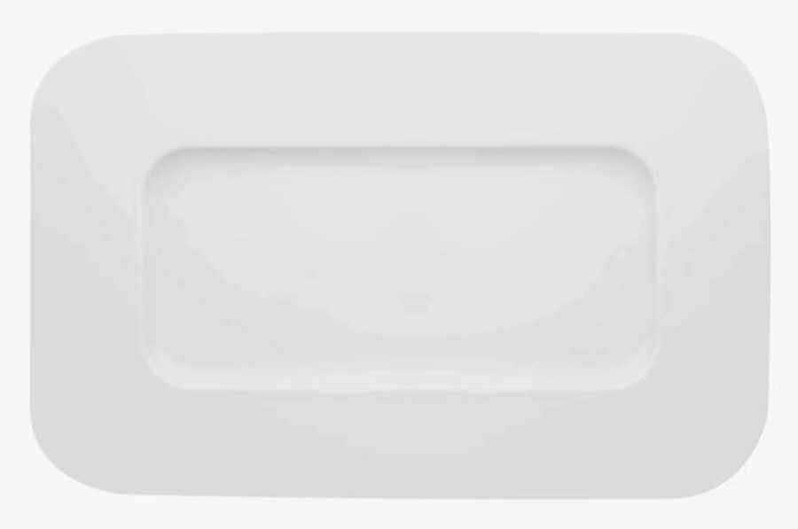 Silk Road White Rectangular Plate by Vista Alegre-1