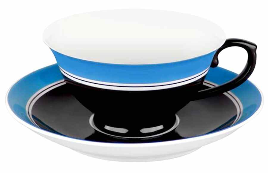 Tea Time Flat Cup & Saucer Set by Vista Alegre-1