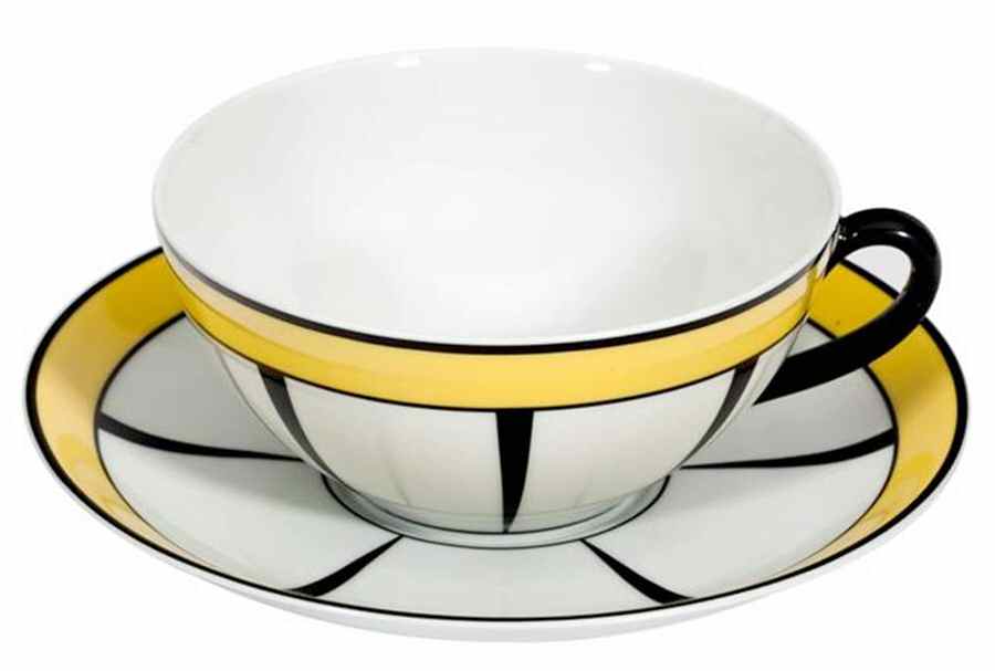Tea Time Flat Cup & Saucer Set by Vista Alegre-1