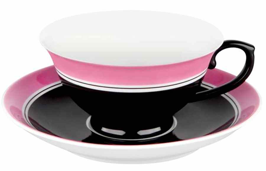 Tea Time Flat Cup & Saucer Set by Vista Alegre-1