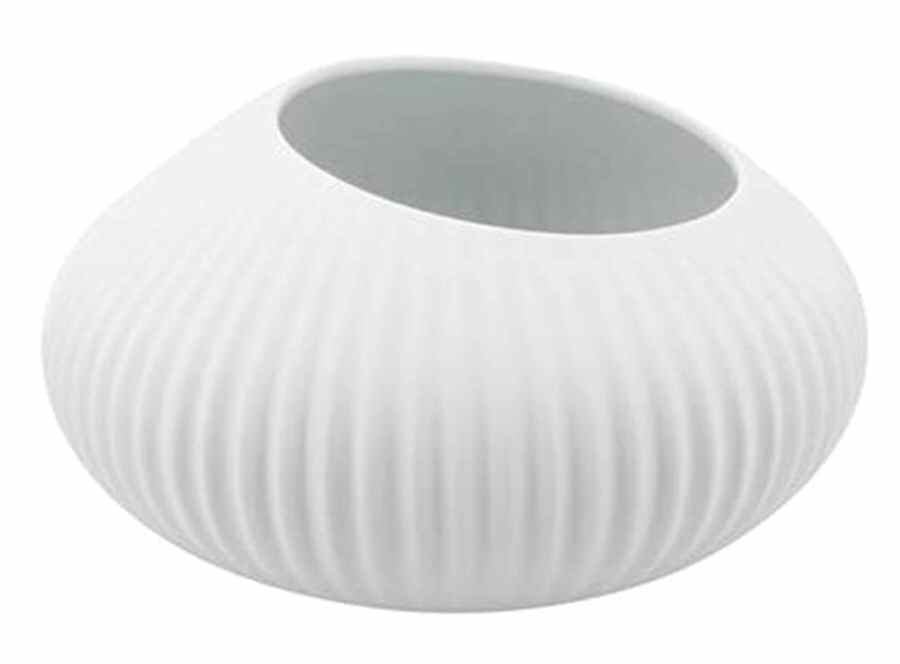 Shell White Round Bowl by Vista Alegre-1