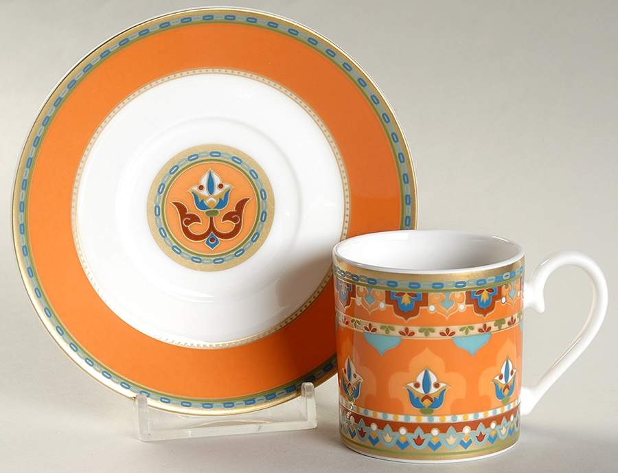 Samarkand Mandarin Espresso Cup and Saucer Set by Villeroy & Boch-1