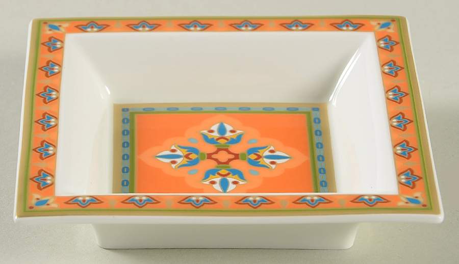 Samarkand Mandarin 4" Square Bowl by Villeroy & Boch-1