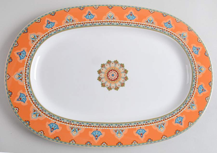 Samarkand Mandarin 16" Oval Serving Platter by Villeroy & Boch-1