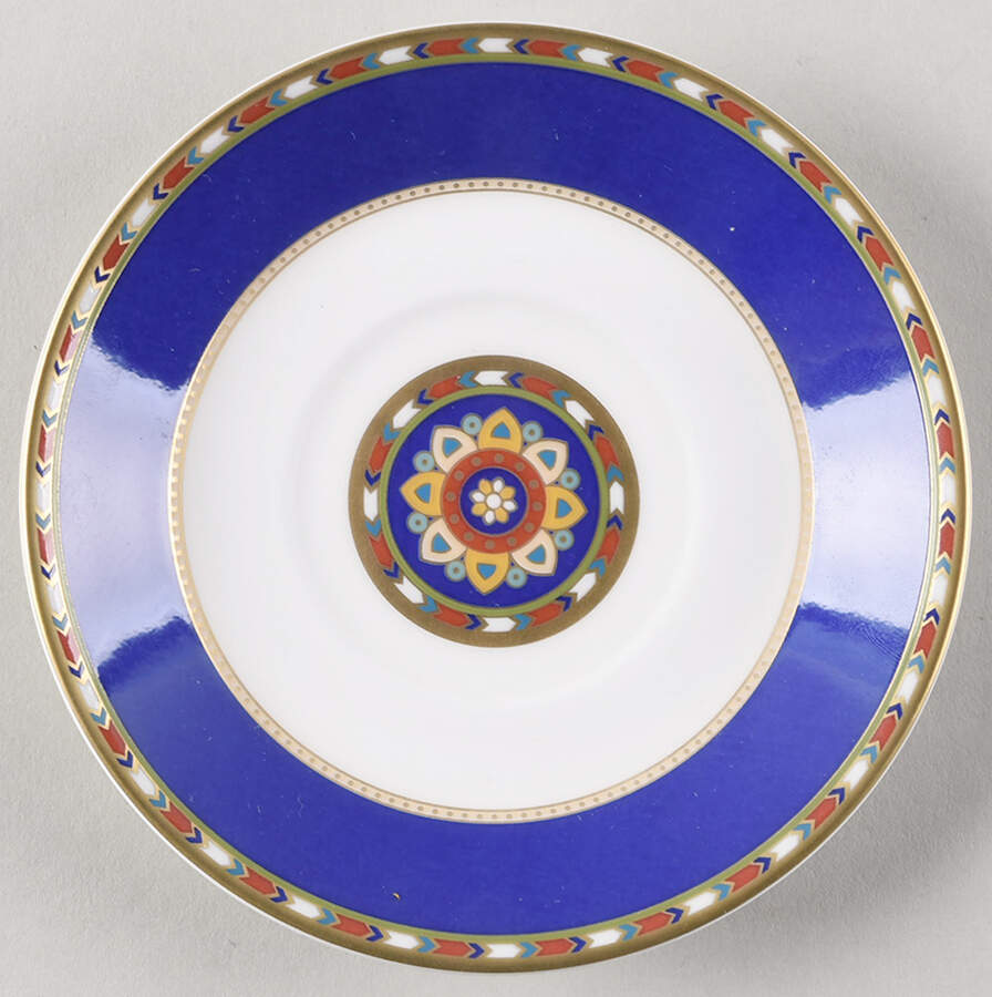 Samarkand Cobalt Blue Saucer for Espresso Cup by Villeroy & Boch-1