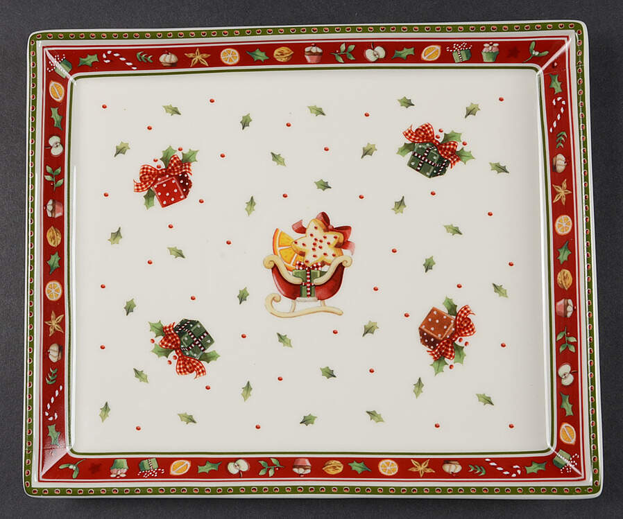Winter Bakery Delight Rectangular Cake Tray by Villeroy & Boch-1