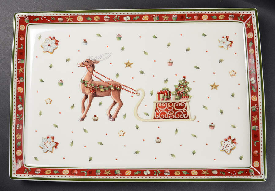 Winter Bakery Delight Rectangular Cake Tray by Villeroy & Boch-1