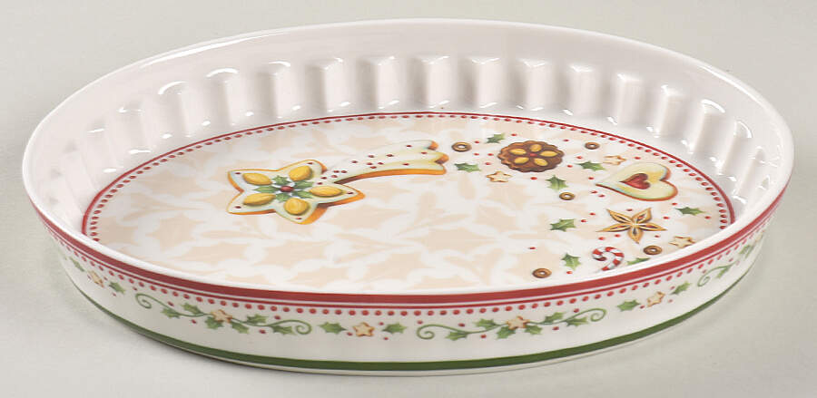 Winter Bakery Delight 8" Oval Vegetable Bowl by Villeroy & Boch-1