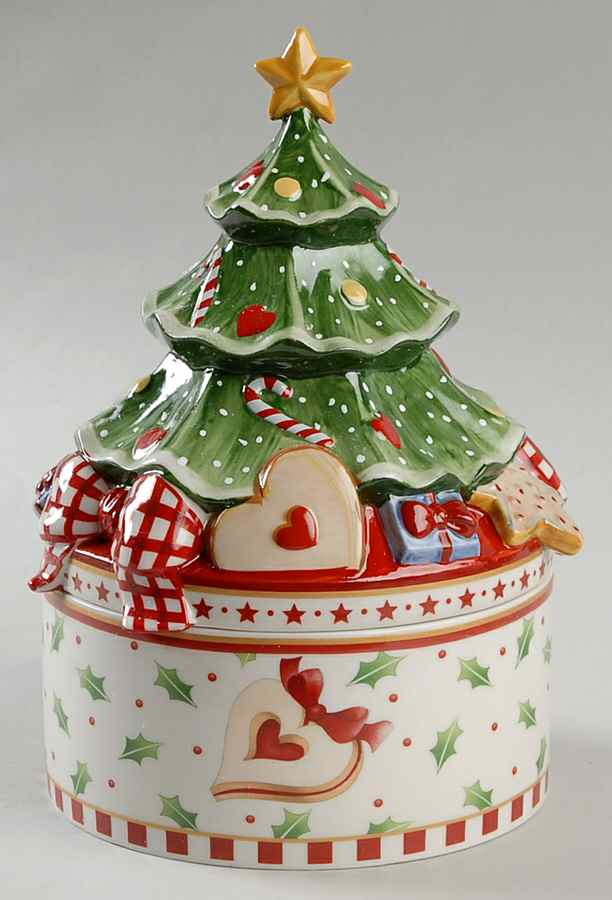 Winter Bakery Delight Figural Cookie Jar & Lid by Villeroy & Boch-1