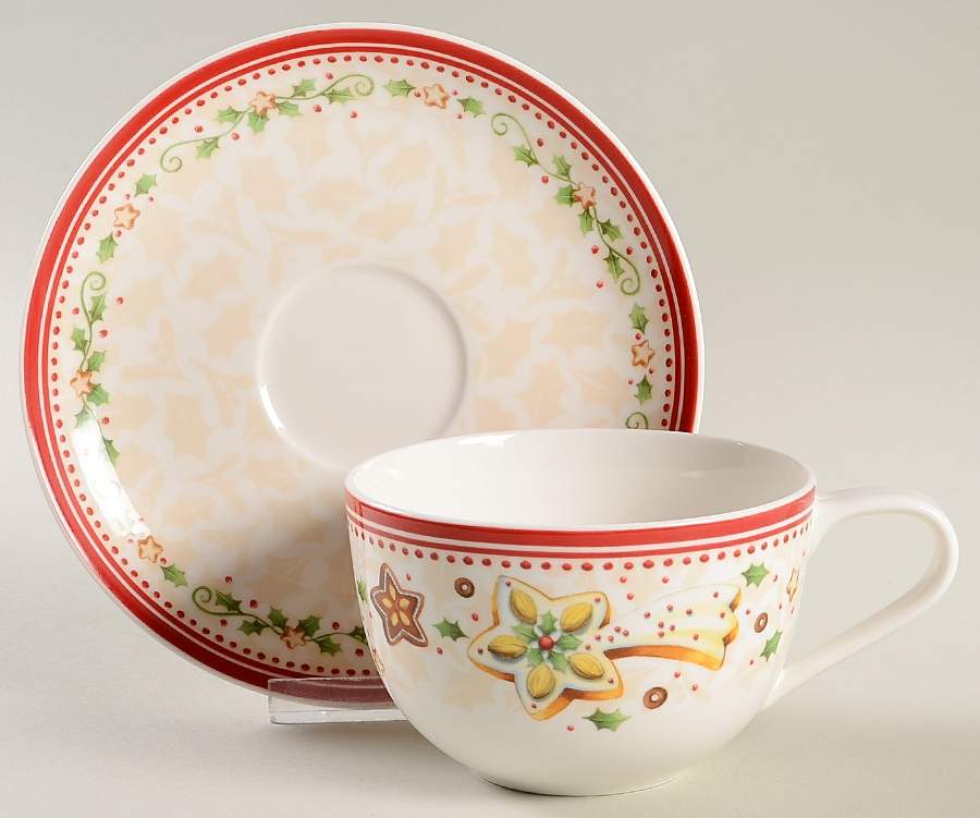 Winter Bakery Delight Breakfast Cup & Saucer Set by Villeroy & Boch-1