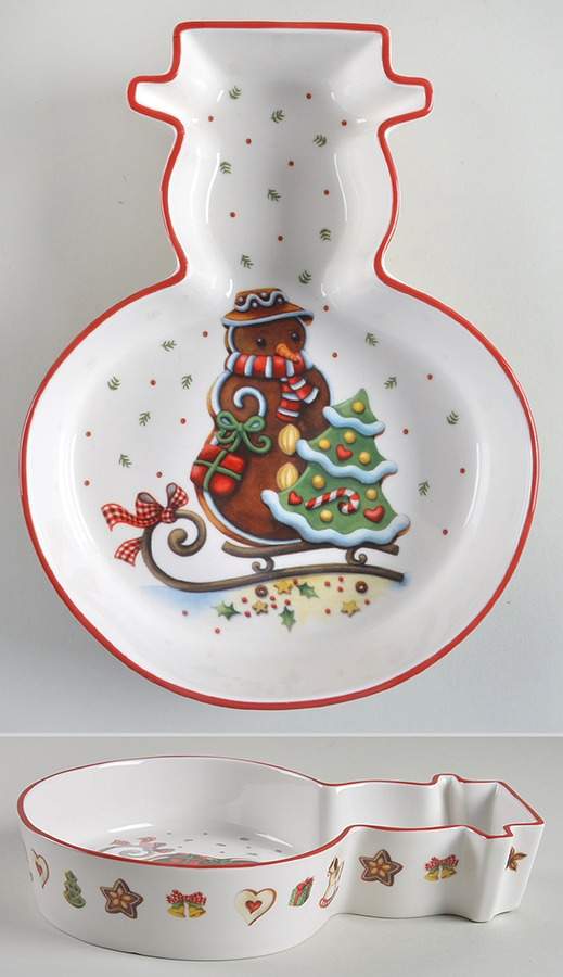 Winter Bakery Delight 9" Figural Serving Bowl by Villeroy & Boch-1