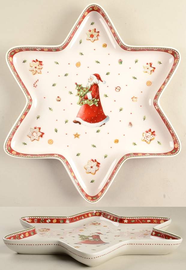 Winter Bakery Delight 14" Star Shaped Bowl by Villeroy & Boch-1