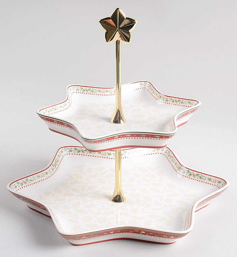 Winter Bakery Delight 2 Tier Serving Tray by Villeroy & Boch-1