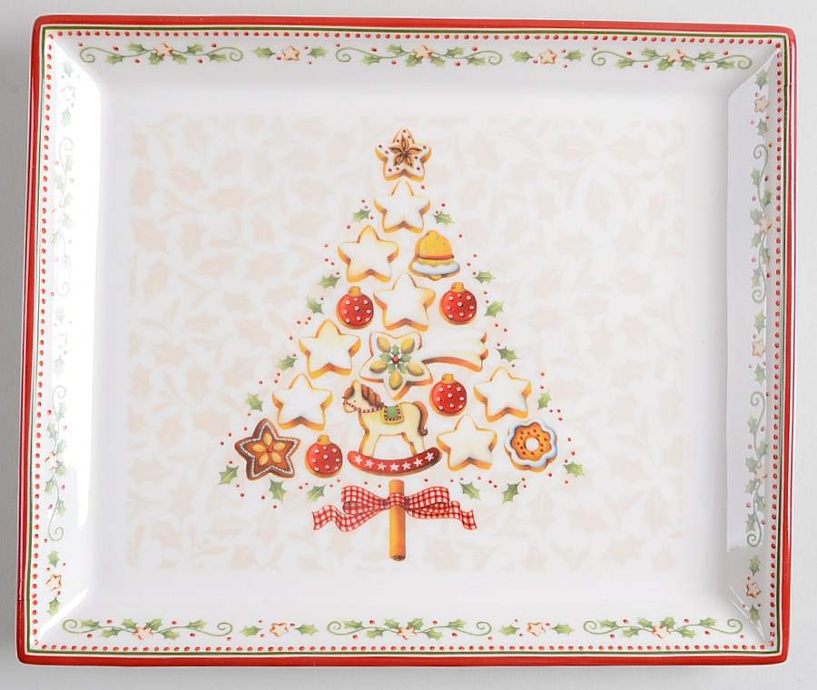 Winter Bakery Delight Rectangular Cake Tray by Villeroy & Boch-1