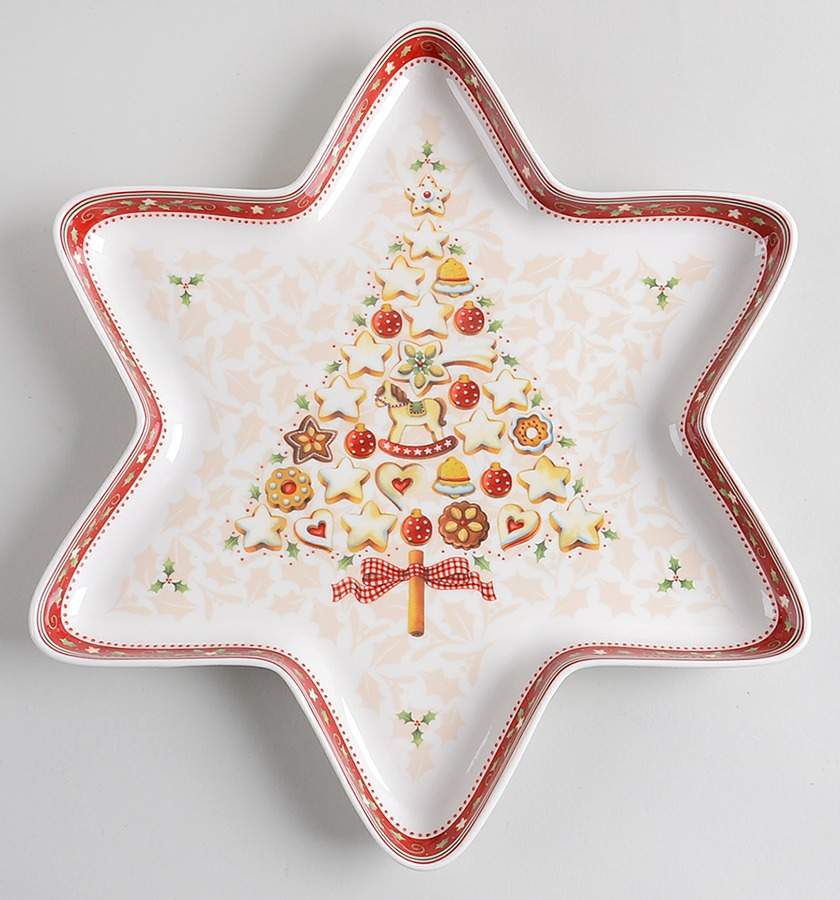 Winter Bakery Delight 14" Star Shaped Bowl by Villeroy & Boch-1