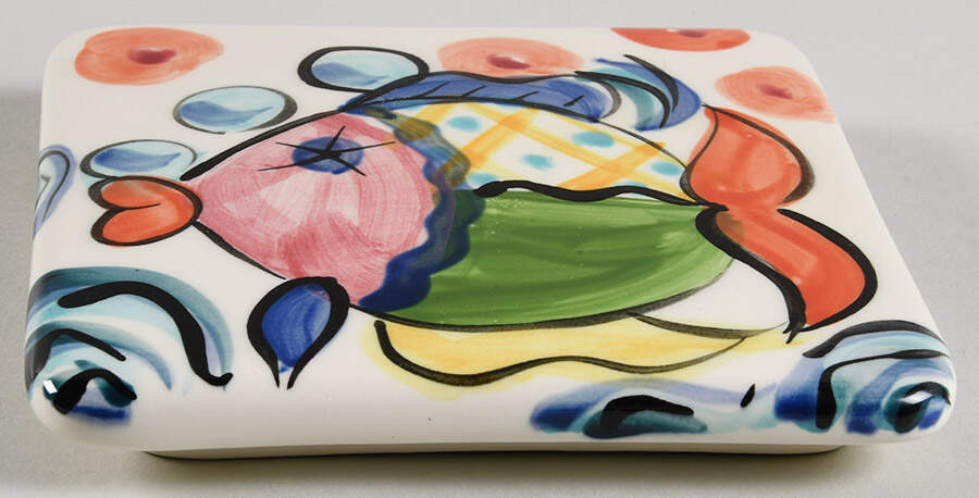 Splish Splash Lid for Trinket Box by Vicki Carroll Studio-1