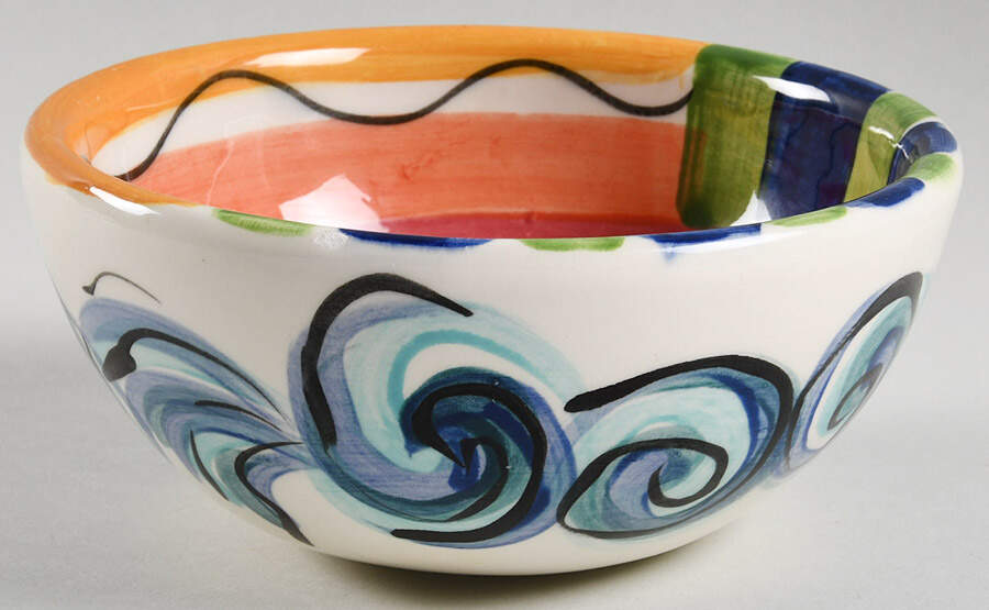 Splish Splash Soup/Cereal Bowl by Vicki Carroll Studio-1