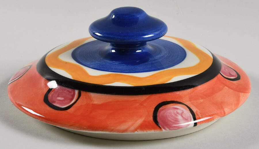 Splish Splash Lid for Medium Canister by Vicki Carroll Studio-1