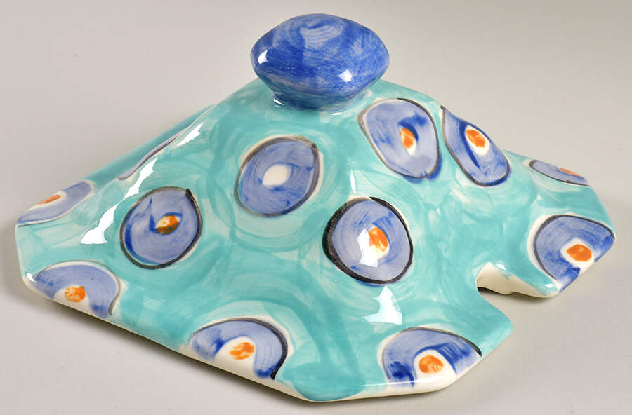 Splish Splash Lid for Tureen by Vicki Carroll Studio-1
