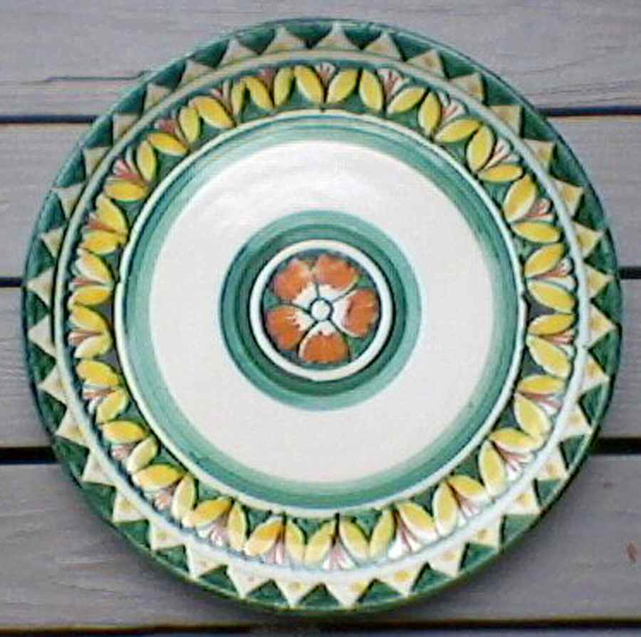 VIE98 Dinner Plate by Vietri (Italy)-1
