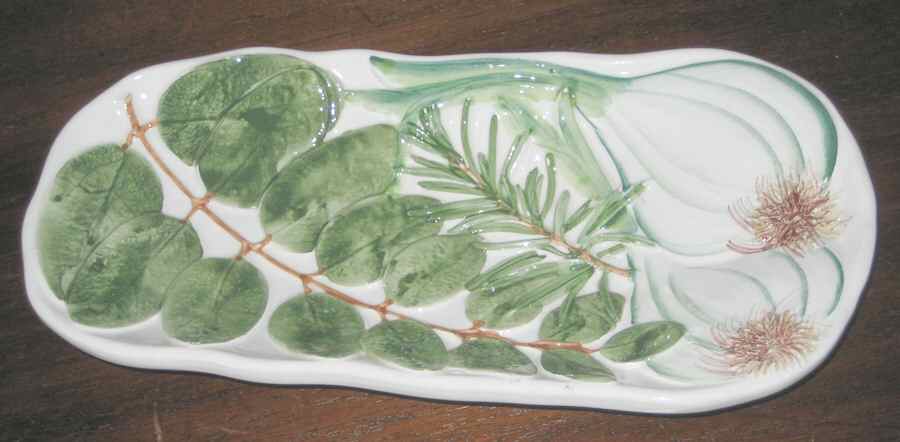 Embossed Herbs Relish by Vietri (Italy)-1
