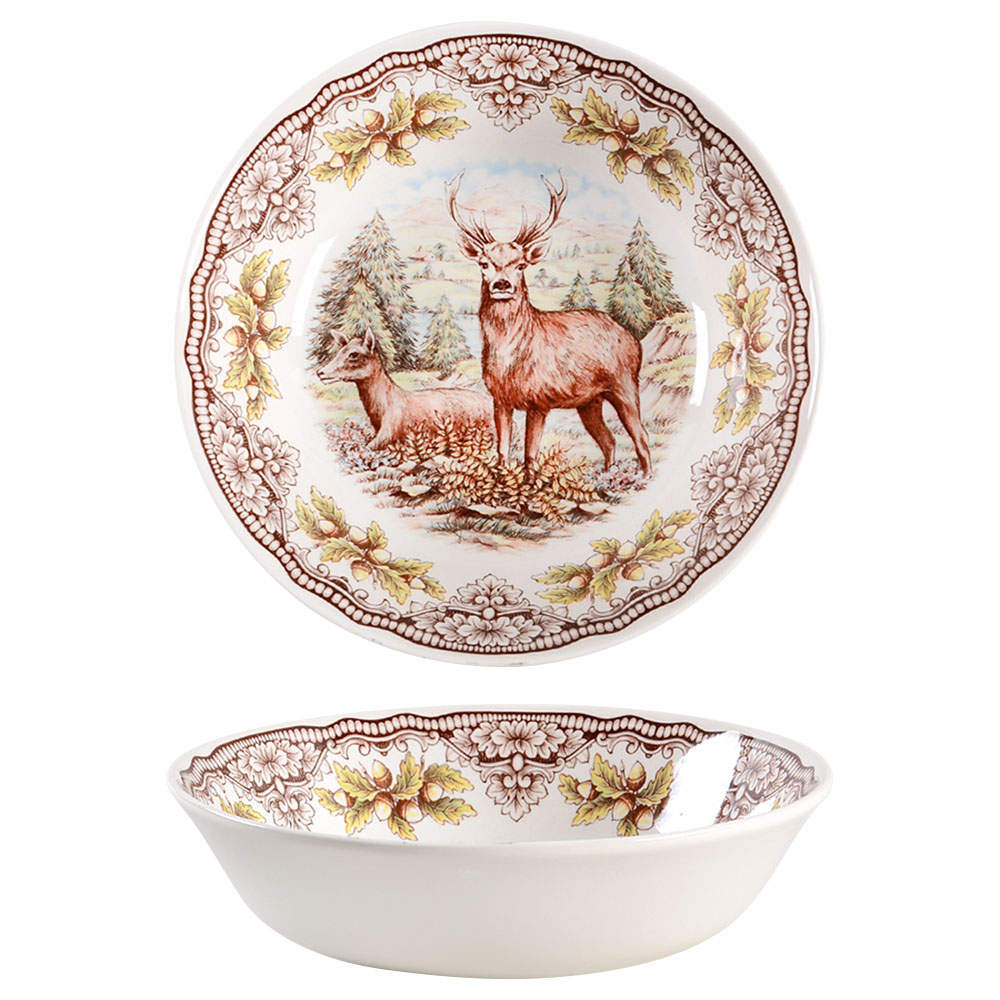 Homeland Soup/Cereal Bowl by Victorian English Pottery-Royal Stafford-1