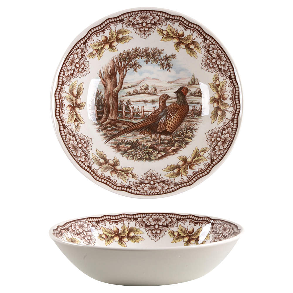 Homeland Soup/Cereal Bowl by Victorian English Pottery-Royal Stafford-1
