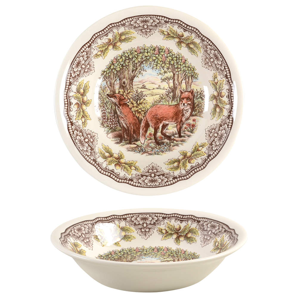 Homeland 9" Round Serving Bowl by Victorian English Pottery-Royal Stafford-1
