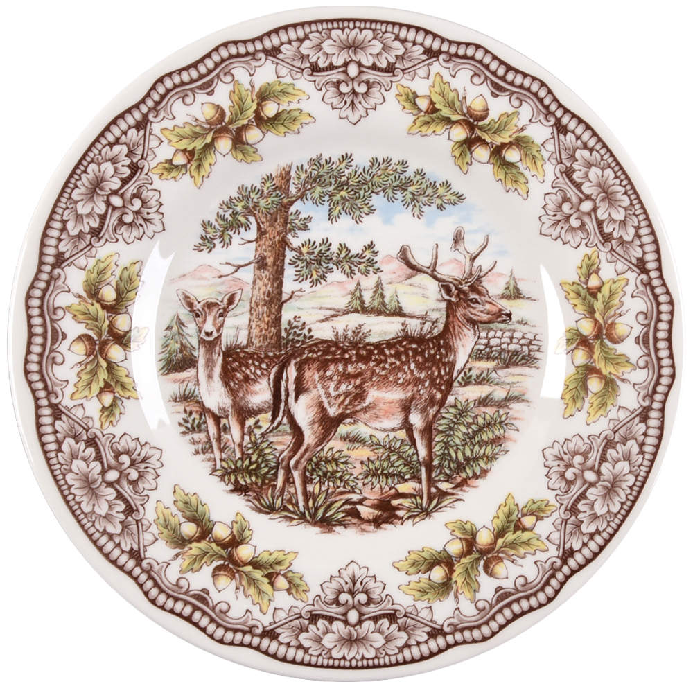 Homeland Salad Plate by Victorian English Pottery-Royal Stafford-1