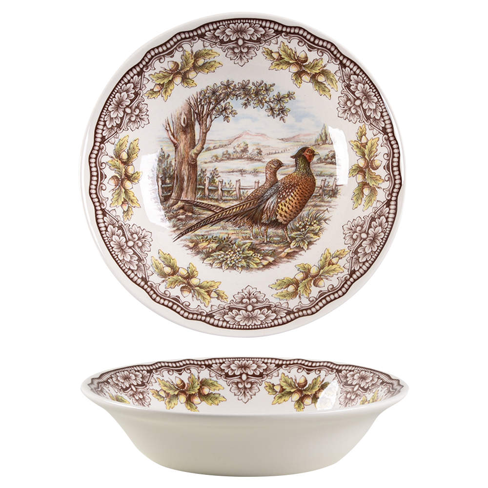 Homeland Soup/Cereal Bowl by Victorian English Pottery-Royal Stafford-1
