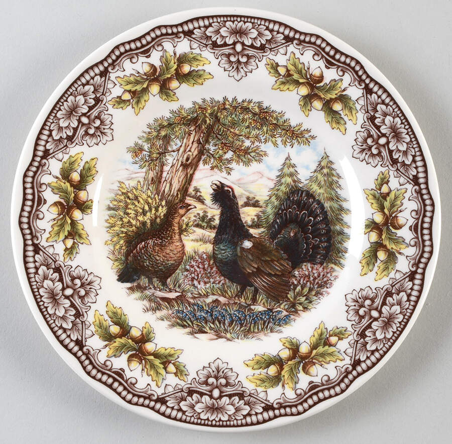 Homeland Salad Plate by Victorian English Pottery-Royal Stafford-1