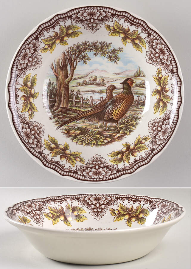 Homeland 9" Round Serving Bowl by Victorian English Pottery-Royal Stafford-1