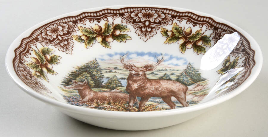 Homeland Soup/Cereal Bowl by Victorian English Pottery-Royal Stafford-1