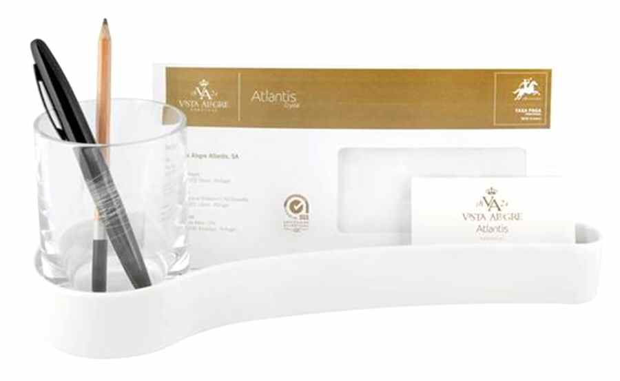 Panorama Desk Tray & Glass Pen Holder by Vista Alegre-1
