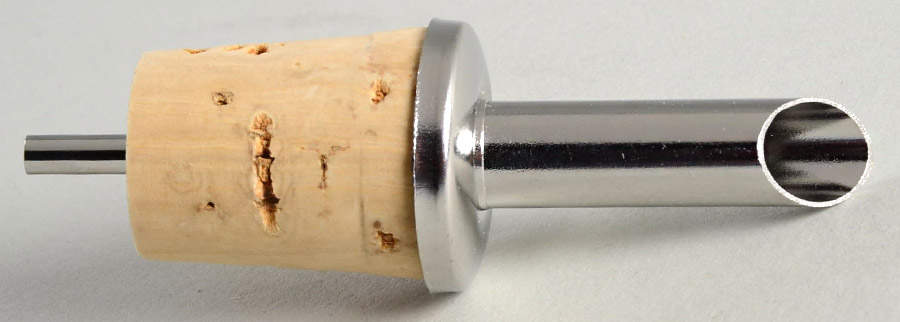 Lastra White (Bright White Glaze) Stopper for Vinegar/Oil by Vietri (Italy)-1