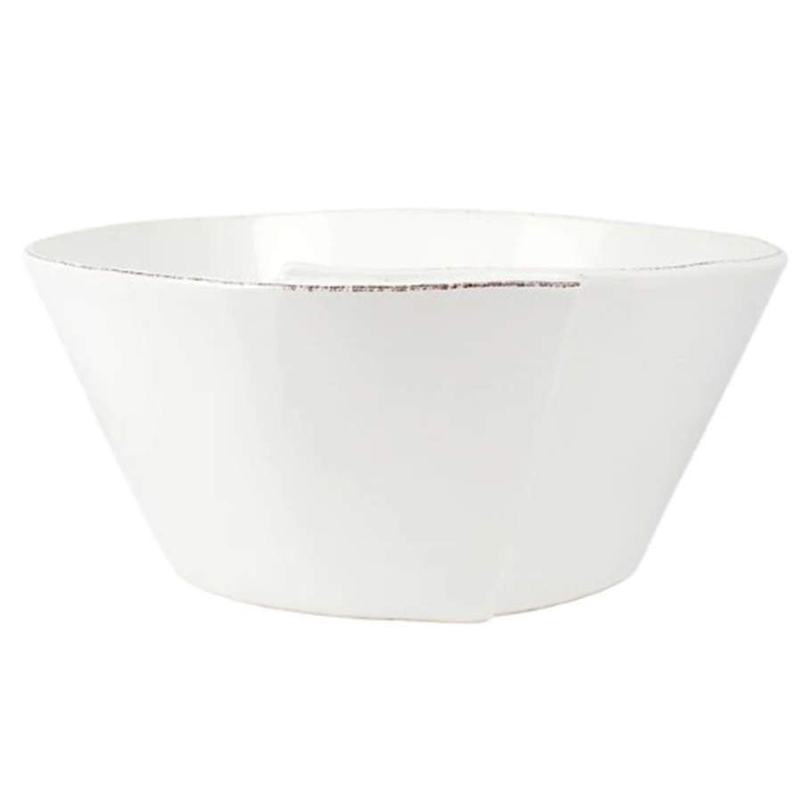 Lastra White (Bright White Glaze) Celebration Bucket by Vietri (Italy)-1