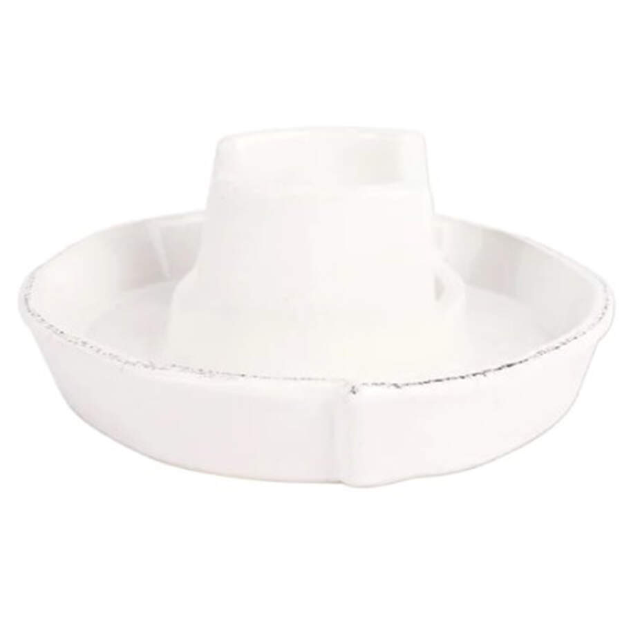 Lastra White (Bright White Glaze) Sponge Holder by Vietri (Italy)-1