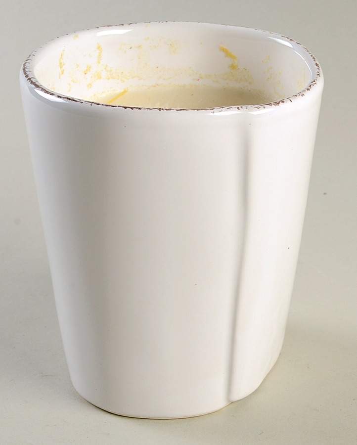 Lastra White (Bright White Glaze) Votive Candleholder by Vietri (Italy)-1