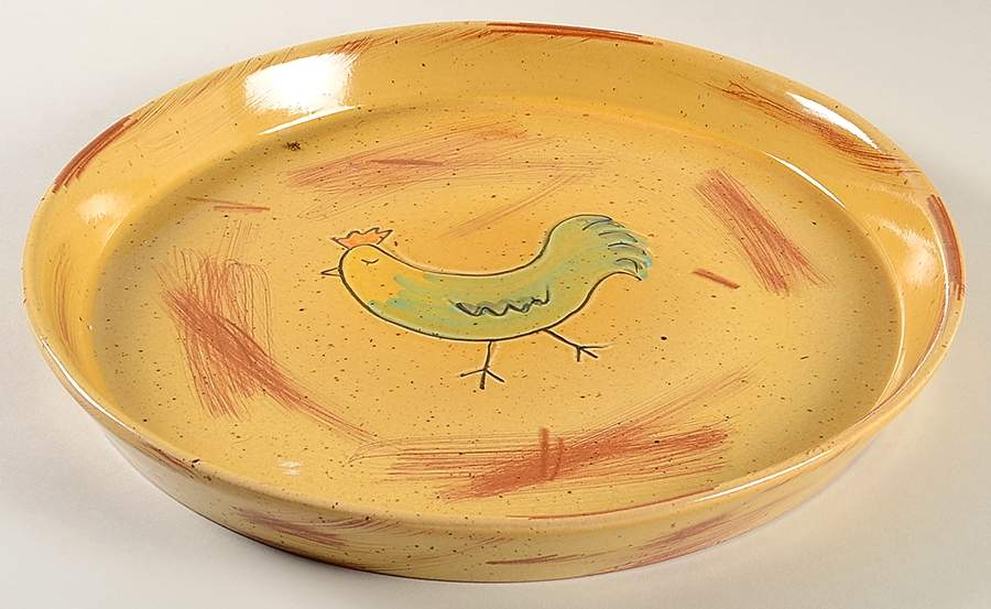 Rustico 14" Chop Plate (Round Platter) by Vietri (Italy)-1