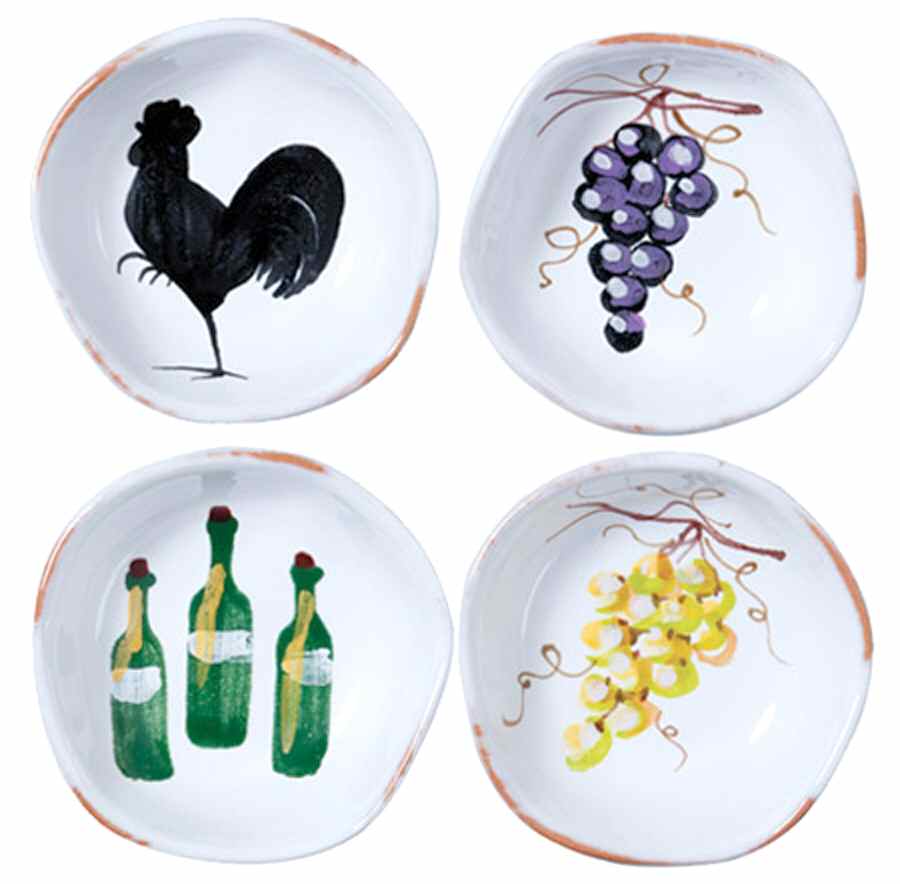 Vino Condiment Bowl by Vietri (Italy)-1
