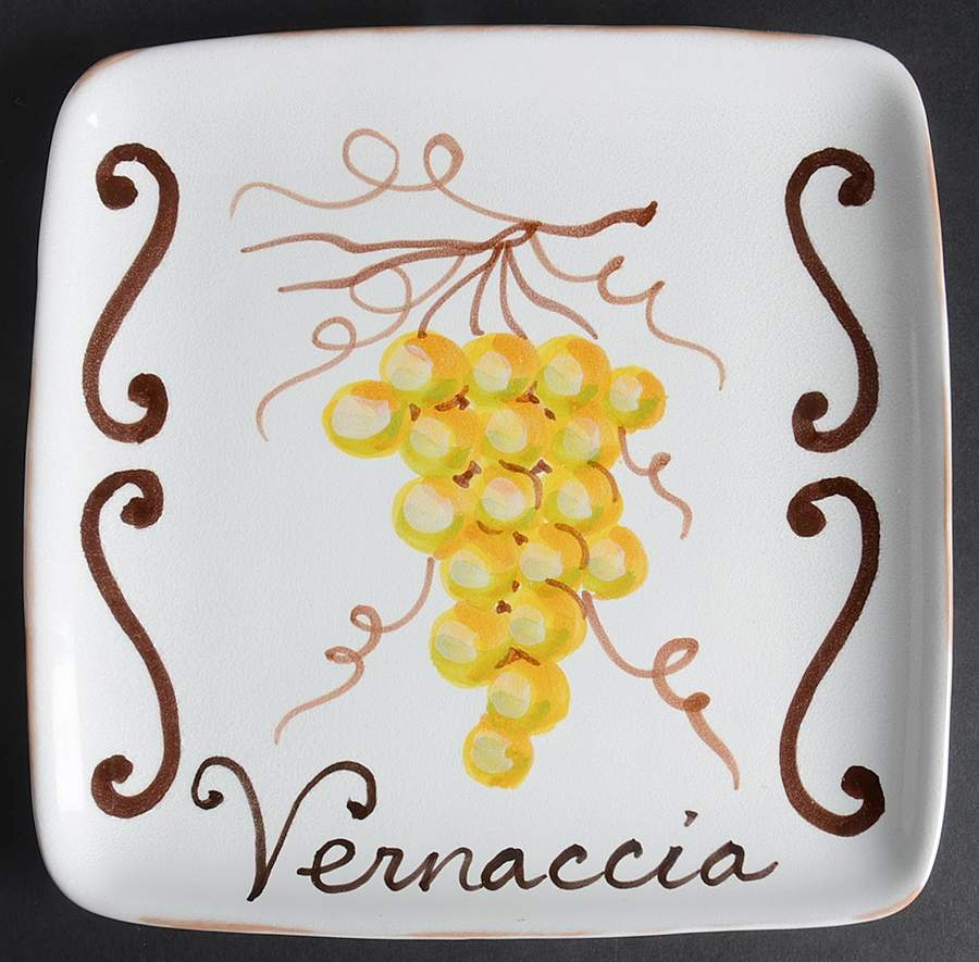 Vino Individual Cheese Plate by Vietri (Italy)-1