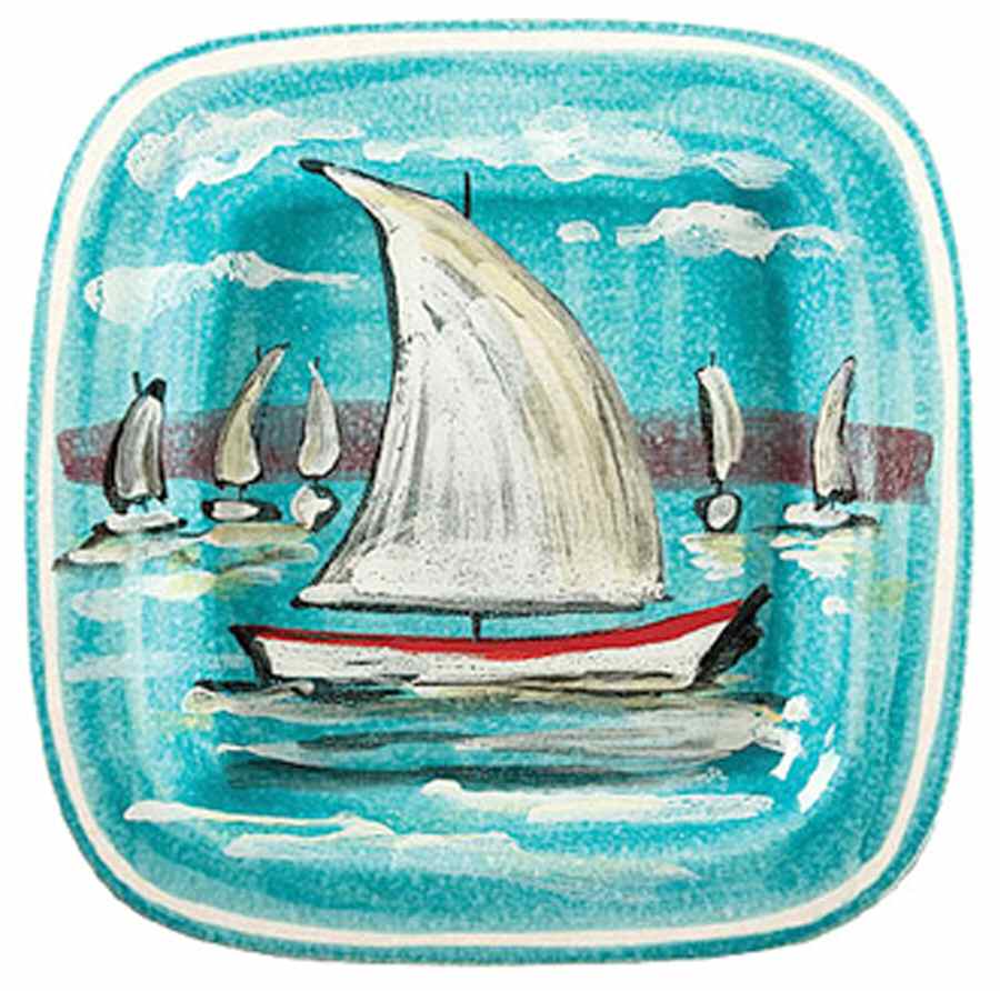 Elba Wall Plate by Vietri (Italy)-1