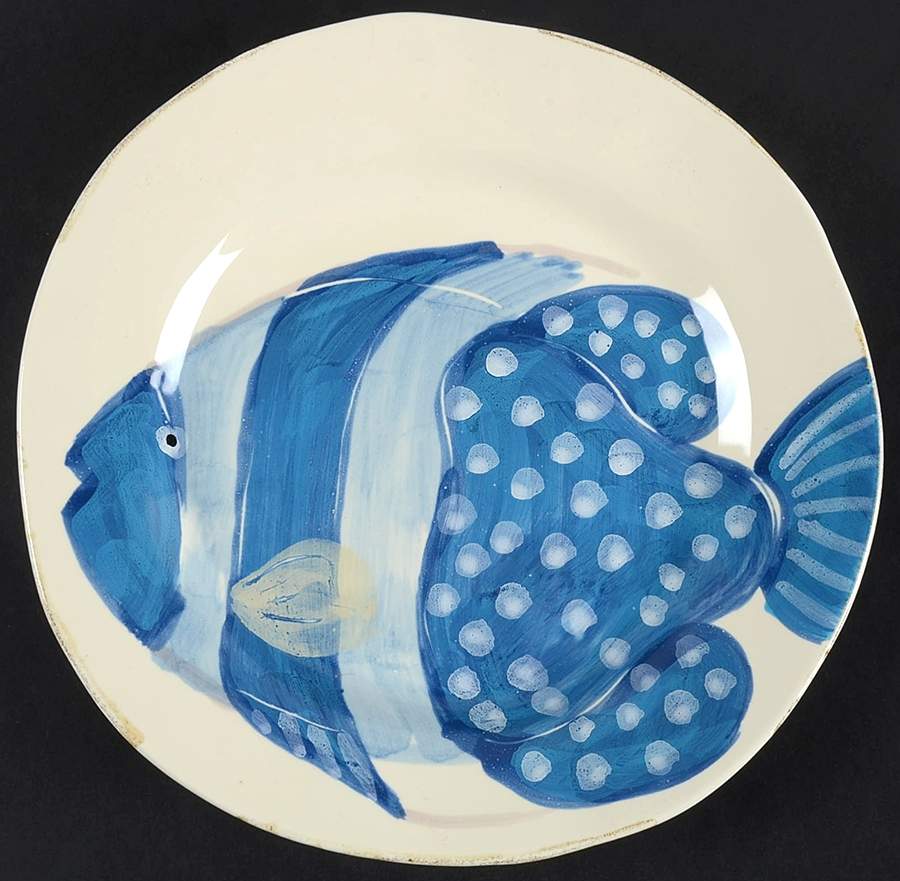 Adriatic Salad Plate by Vietri (Italy)-1