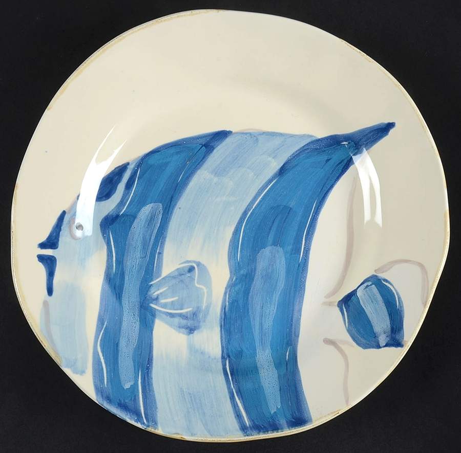 Adriatic Salad Plate by Vietri (Italy)-1