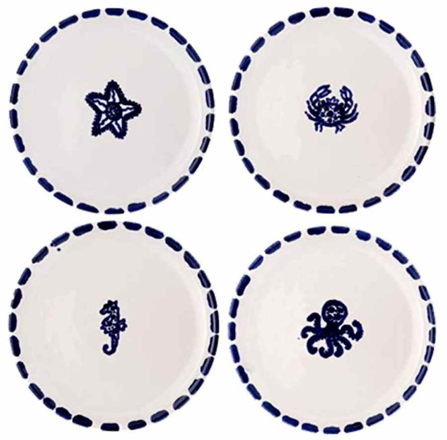 Blu Mare Canape Plate by Vietri (Italy)-1