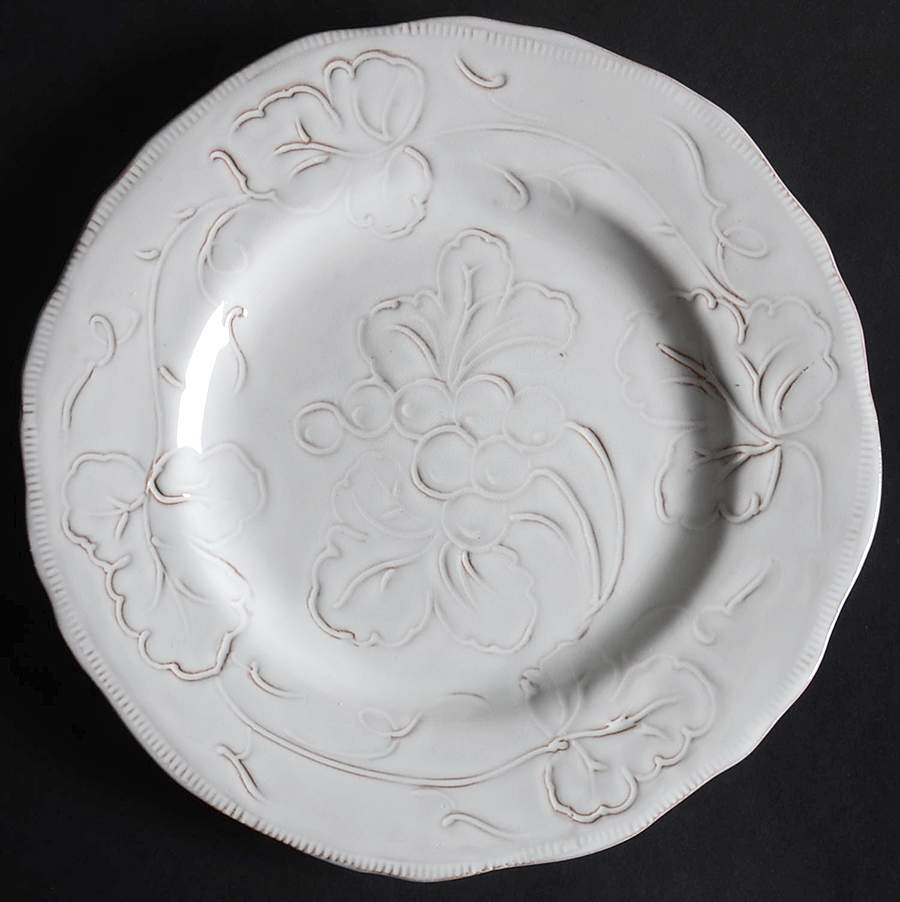Embossed Fruit Salad Plate by Vietri (Italy)-1
