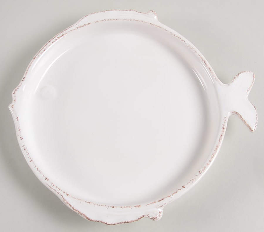 Lastra Fish Canape Plate by Vietri (Italy)-1