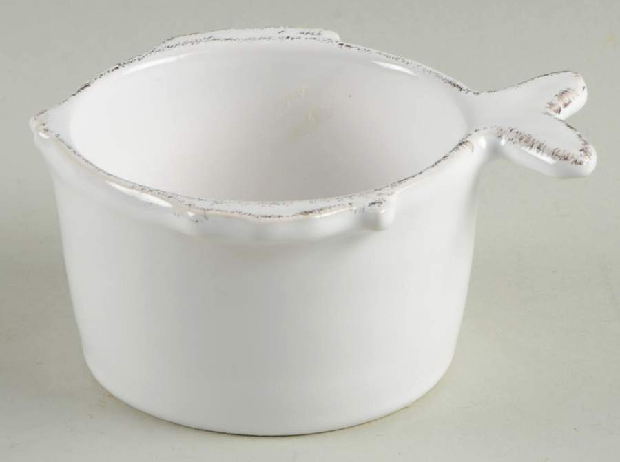 Lastra Fish Condiment Bowl by Vietri (Italy)-1