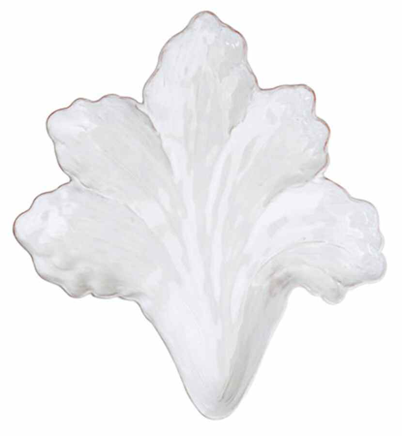 White Vegetables 16" Oval Serving Platter by Vietri (Italy)-1