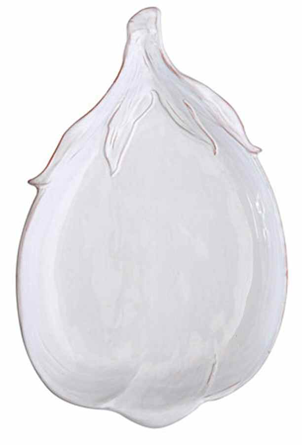 White Vegetables 15" Large Oval Bowl by Vietri (Italy)-1